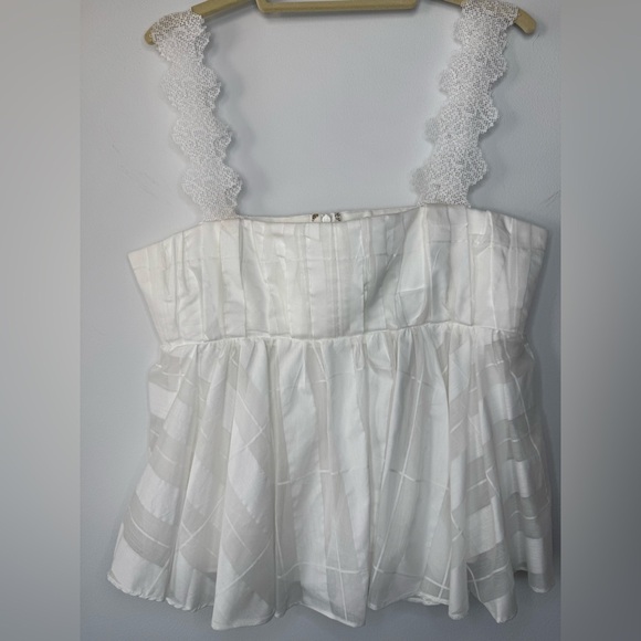 Acler Babydoll Top – Size 10, White - Picture 1 of 16